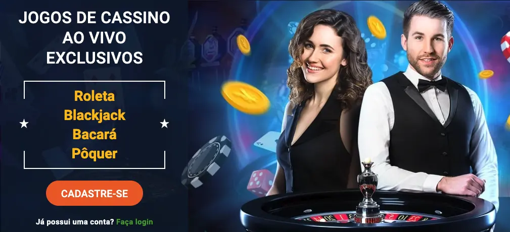 Explore a Seção de Cassino ao Vivo da 20Bet no Brasil