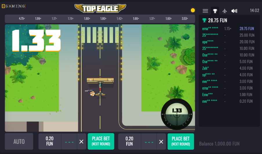 jogo de slot top eagle