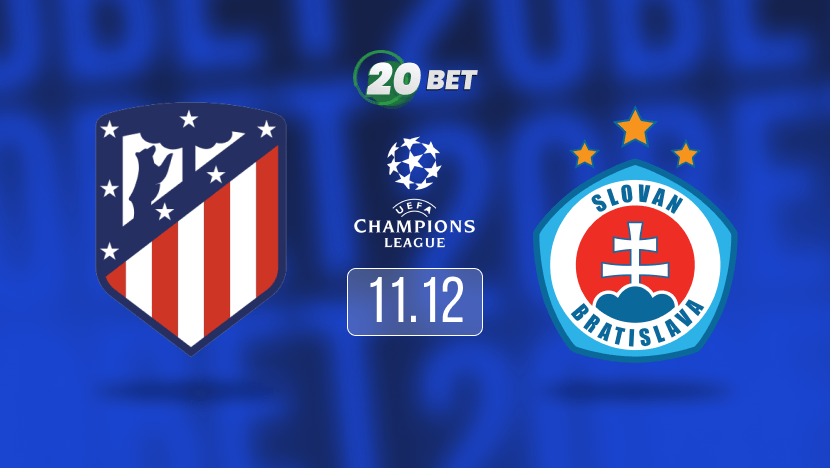 Atlético de Madrid vs Slovan Bratislava Prediction, Betting Tips and Odds