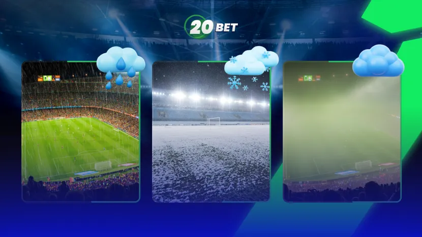 Betting by Weather: How Rain, Wind, and Cold Affect Soccer Outcomes