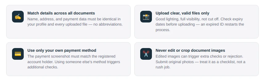 How to Avoid Verification Delays on 20Bet